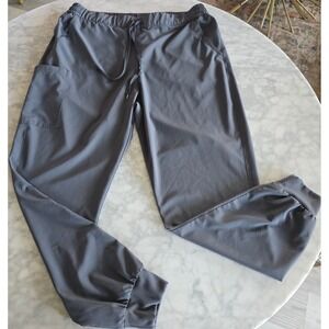 Wink Renew Womens XL Tall Charcoal Gray Scrub Jogger Pants 5934 Modern Fit